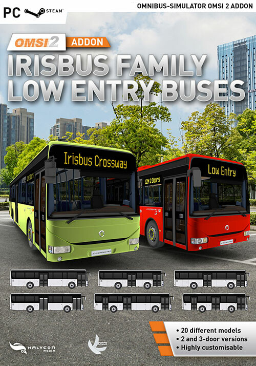 OMSI 2 - Add-On Irisbus Familie - Low-Entry-Busse - Cover / Packshot