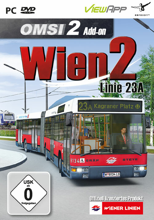 OMSI 2 Add-On Vienna 2 - Line 23A - Cover / Packshot