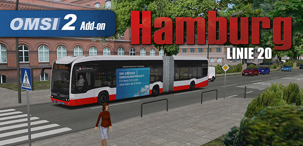 OMSI 2 Add-on Hamburg Linie 20 - Cover / Packshot