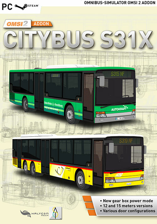 OMSI 2 Add-on Citybus S31X - Cover / Packshot