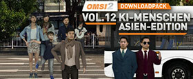 OMSI 2 Add-on Downloadpack Vol. 12 - KI-Menschen - Asien-Edition