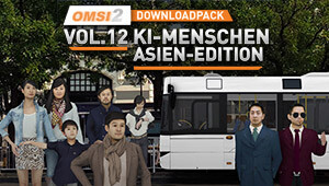 OMSI 2 Add-on Downloadpack Vol. 12 - KI-Menschen - Asien-Edition