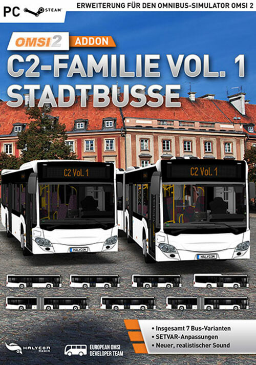 OMSI 2 Add-on C2-Familie Vol. 1 Stadtbusse - Cover / Packshot