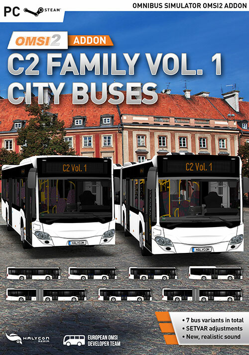OMSI 2 Add-on C2 Family Vol. 1 City Buses - Cover / Packshot