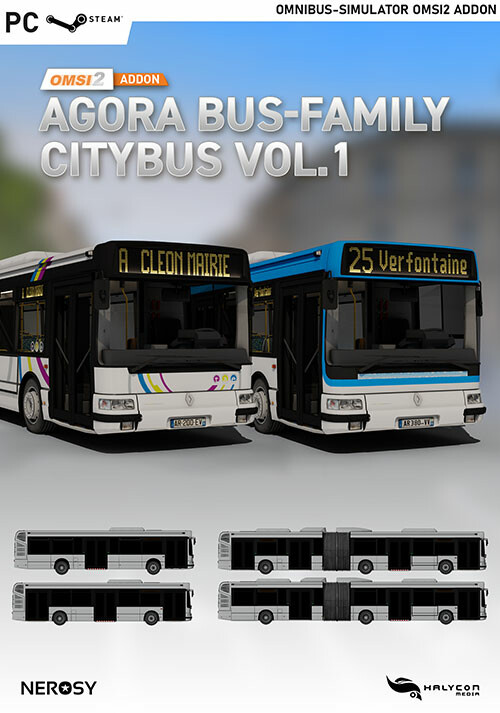 OMSI 2 Add-on Agora Bus Family Citybus Vol. 1 - Cover / Packshot