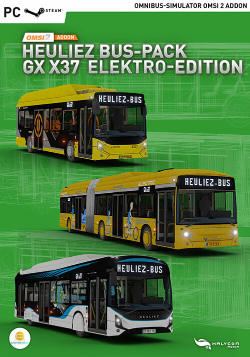 OMSI 2 Add-on Heuliez Bus-Pack GX x37 Elektro-Edition - Cover / Packshot
