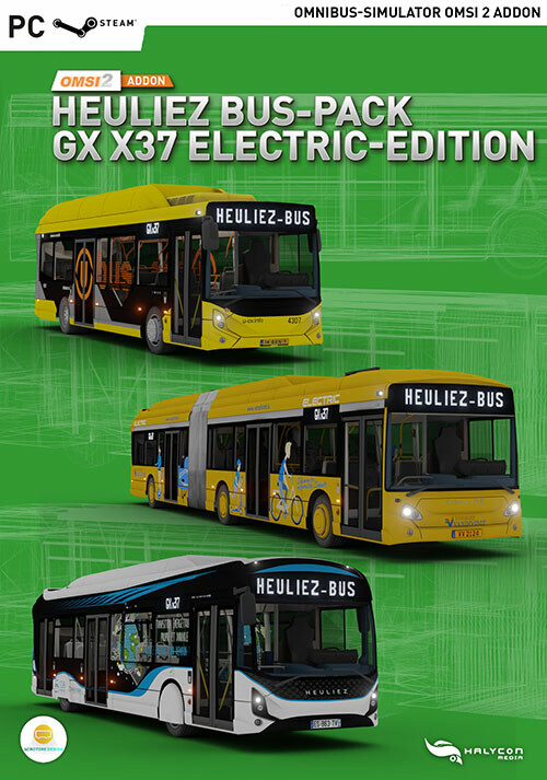 OMSI 2 Add-on Heuliez Bus Pack GX x37 Electric Edition - Cover / Packshot