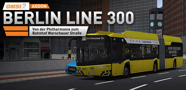 OMSI 2 Add-on Berlin Line 300 - Cover / Packshot