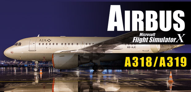 Microsoft Flight Simulator X: Airbus A318/A319 - Cover / Packshot