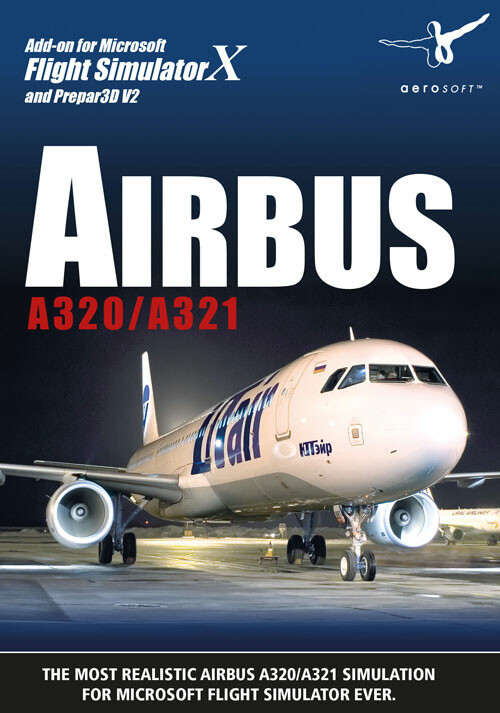 Microsoft Flight Simulator X: Airbus A320/A321 - Cover / Packshot