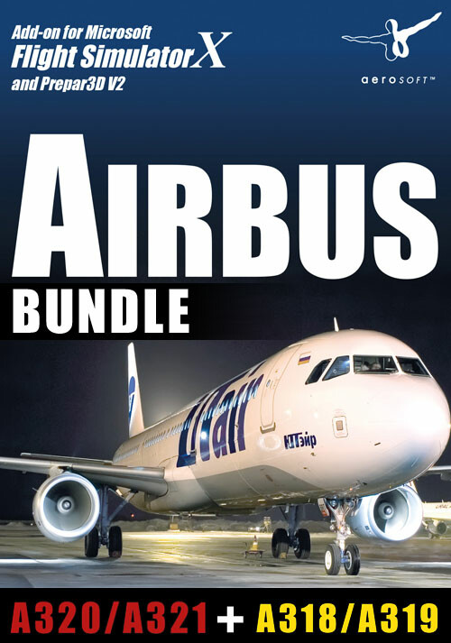 Microsoft Flight Simulator X: Airbus Bundle - Cover / Packshot