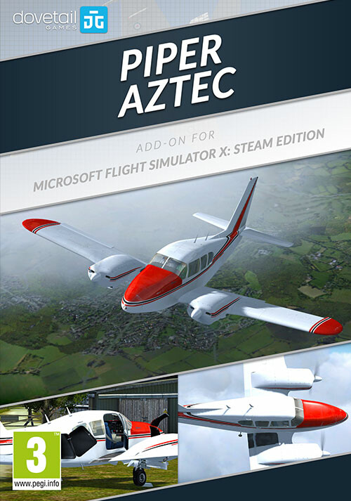 Microsoft Flight Simulator X: Steam Edition - Piper Aztec Add-On - Cover / Packshot