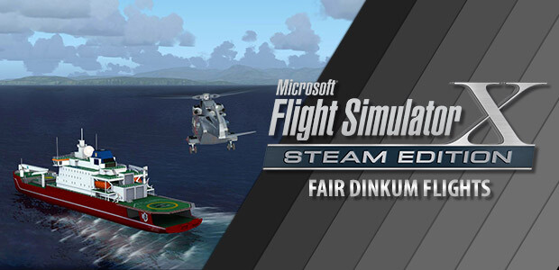 Microsoft Flight Simulator X: Steam Edition - Fair Dinkum Flights Add-On - Cover / Packshot