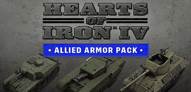 Hearts of Iron IV: Allied Armor Pack - Cover / Packshot