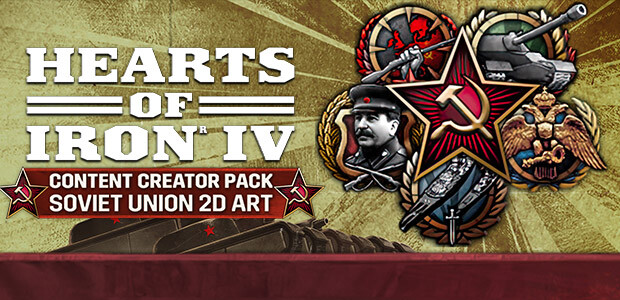 Hearts of Iron IV: Content Creator Pack - Soviet Union 2D Art - Cover / Packshot