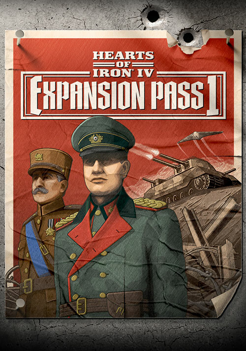 Hearts of Iron IV: Expansion Pass 1 - Cover / Packshot