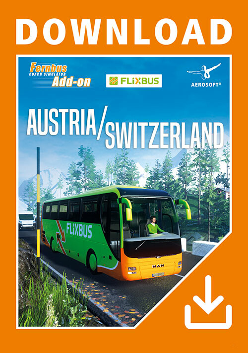 Fernbus Simulator - Austria/Switzerland - Cover / Packshot