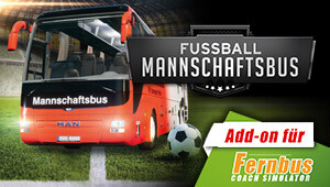 Fernbus Simulator Add-On - Fussball Mannschaftsbus