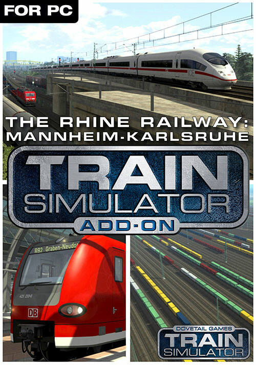Train Simulator: The Rhine Railway: Mannheim - Karlsruhe Route Add-On - Cover / Packshot