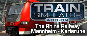 Train Simulator: The Rhine Railway: Mannheim - Karlsruhe Route Add-On