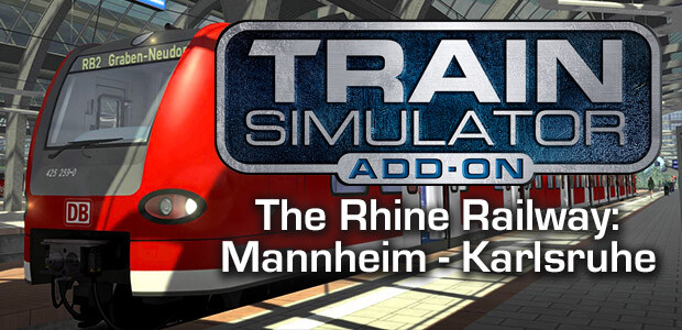 Train Simulator: The Rhine Railway: Mannheim - Karlsruhe Route Add-On - Cover / Packshot