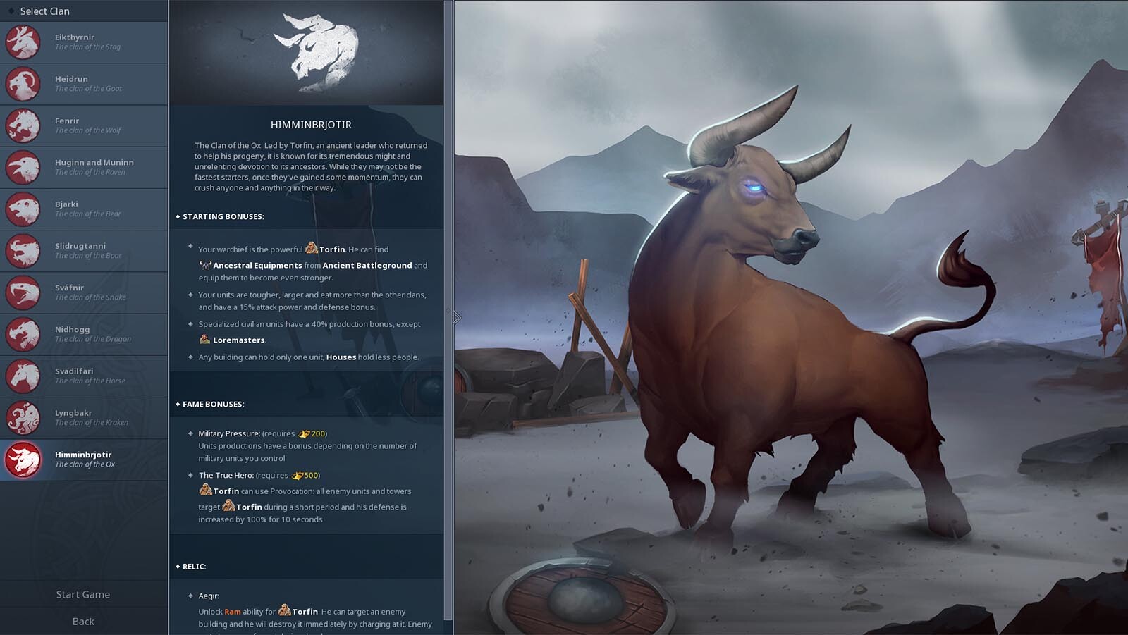 oxen steam backgrounds