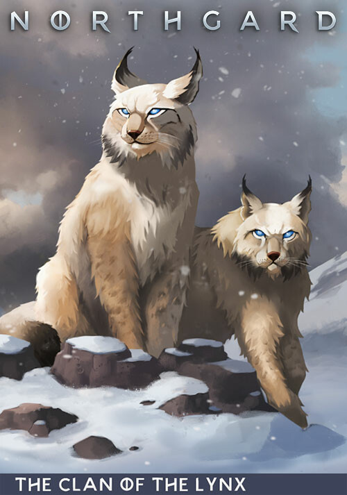 Northgard - Brundr & Kaelinn, Clan of the Lynx - Cover / Packshot