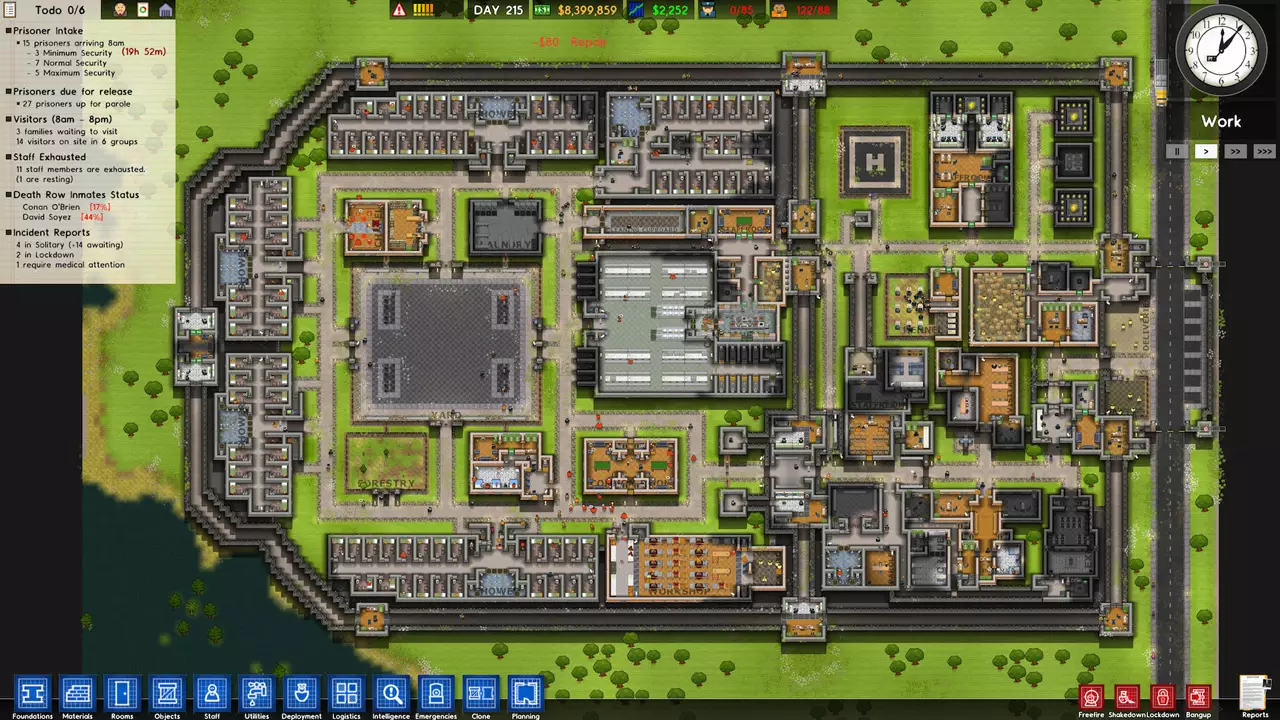 2. "Prison Architect" player character with blue hair - wide 8