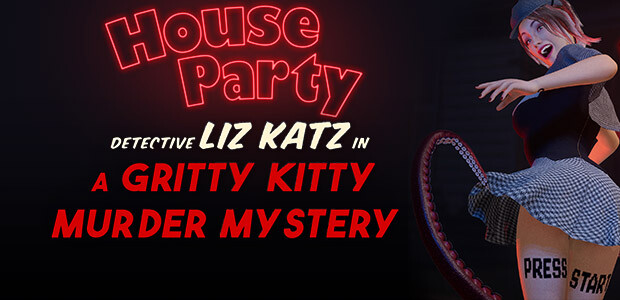 House Party - Detective Liz Katz in a Gritty Kitty Murder Mystery Expansion Pack - Cover / Packshot