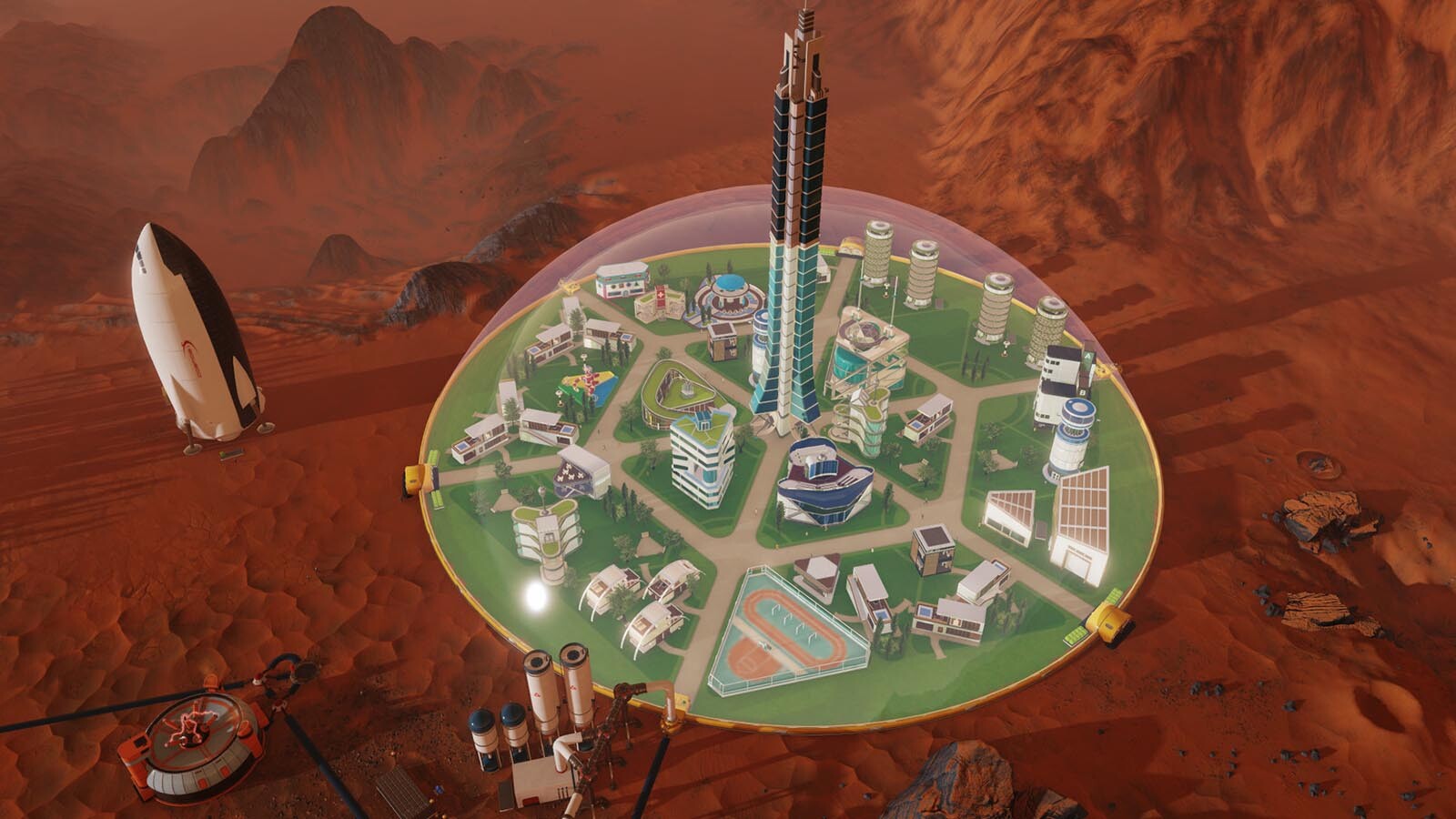 Surviving mars запчасти как производить