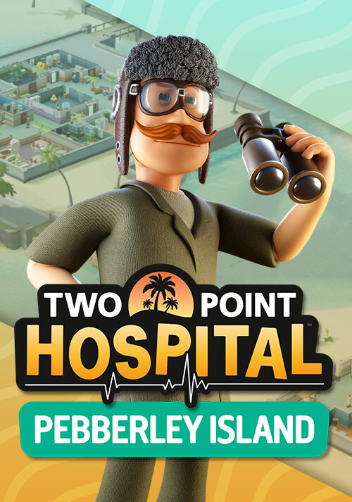 Two Point Hospital: Pebberley Island - Cover / Packshot