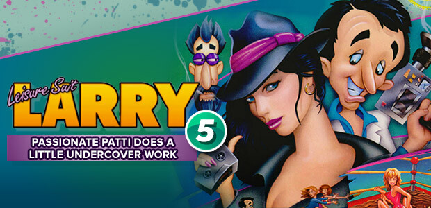 Leisure Suit Larry 5 - Passionate Patti Does a Little Undercover Work - Cover / Packshot