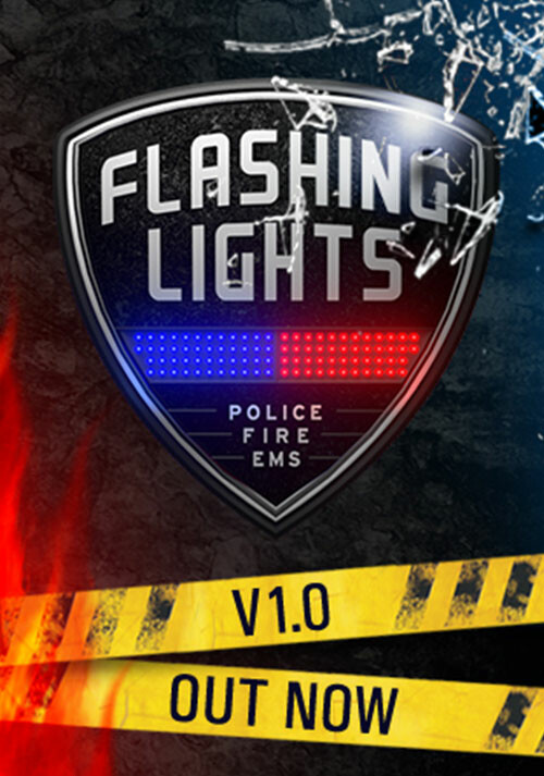 Flashing Lights - Police, Fire, EMS - Cover / Packshot