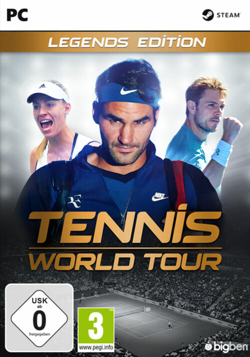 Tennis World Tour Legends Edition - Cover / Packshot