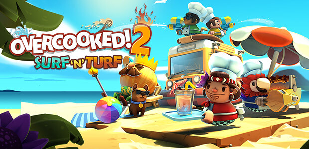 Overcooked! 2 - Surf 'n' Turf - Cover / Packshot