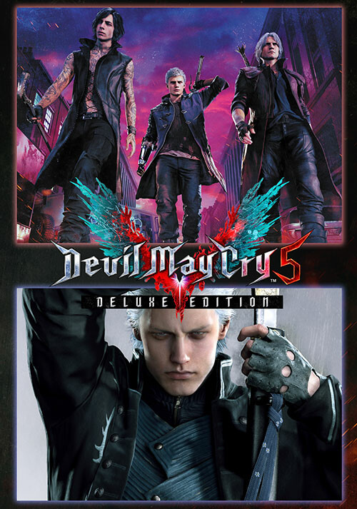Devil May Cry 5 Deluxe + Vergil - Cover / Packshot