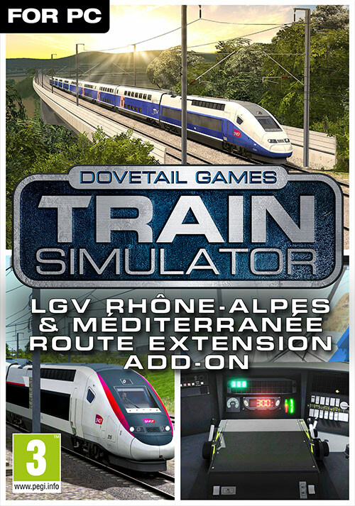 Train Simulator: LGV Rhône-Alpes & Méditerranée Route Extension Add-On - Cover / Packshot