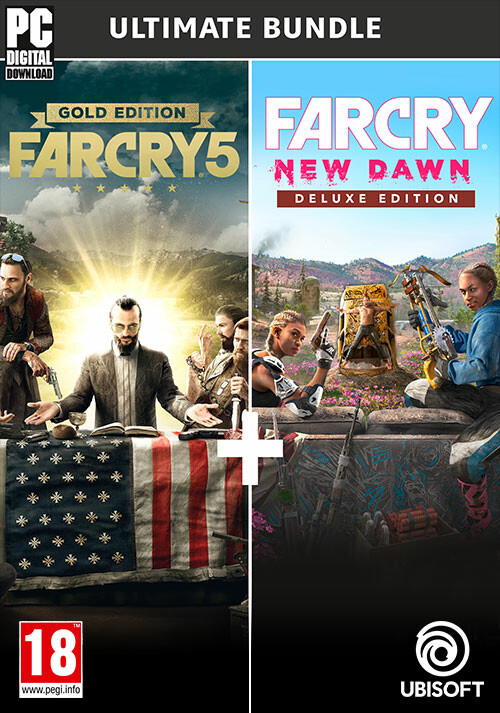 Far Cry 5 Gold Edition + Far Cry New Dawn Deluxe Edition Bundle - Cover / Packshot