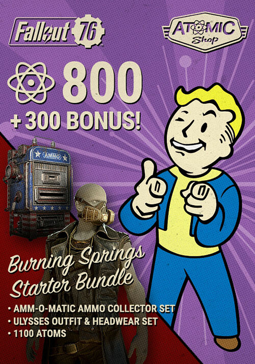 Fallout 76: Burning Springs Starter Bundle - Cover / Packshot