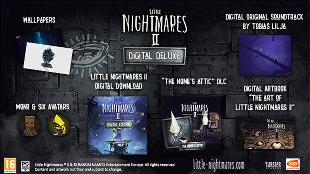 Little nightmares 2 deluxe edition что входит