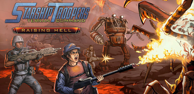 Starship Troopers: Terran Command - Raising Hell (GOG) - Cover / Packshot