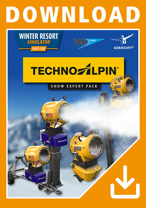 Winter Resort Simulator - TechnoAlpin - Snow Expert Pack - Cover / Packshot
