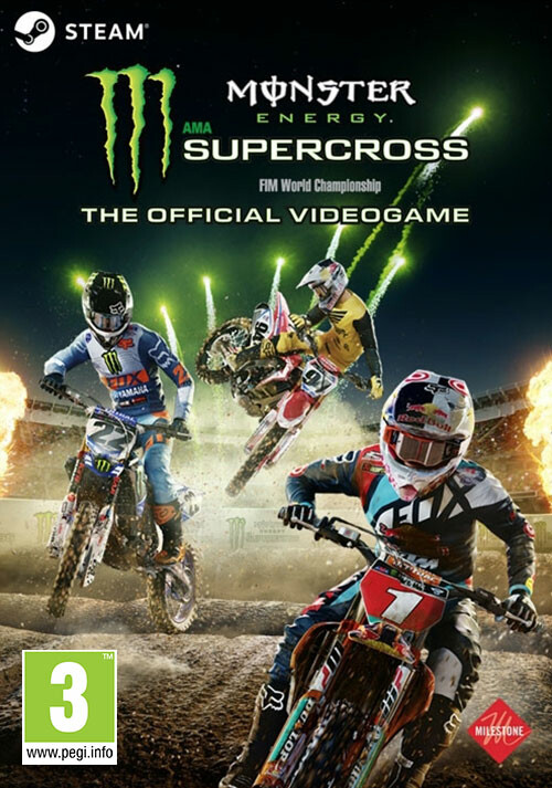 Monster Energy Supercross - The Official Videogame - Cover / Packshot