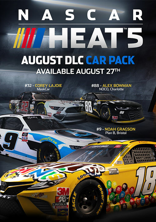 NASCAR Heat 5 - August DLC Pack - Cover / Packshot