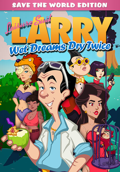 Leisure Suit Larry - Wet Dreams Dry Twice - Save The World Edition - Cover / Packshot