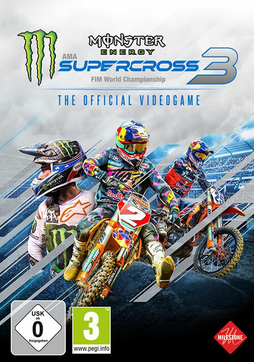 Monster Energy Supercross - The Official Videogame 3 - Cover / Packshot