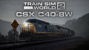 Train Sim World 2: CSX C40-8W Loco Add-On