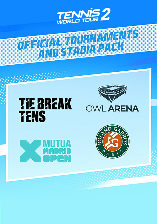 Tennis World Tour 2 Official Tournaments and Stadia Pack - Cover / Packshot