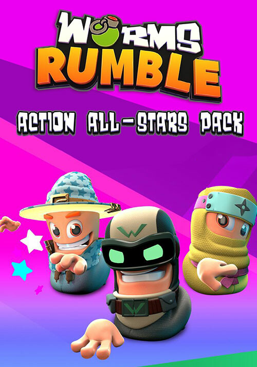 Worms Rumble - Action All-Stars Pack - Cover / Packshot