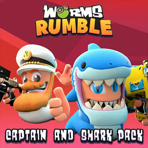 Worms Rumble - Captain & Shark Double Pack